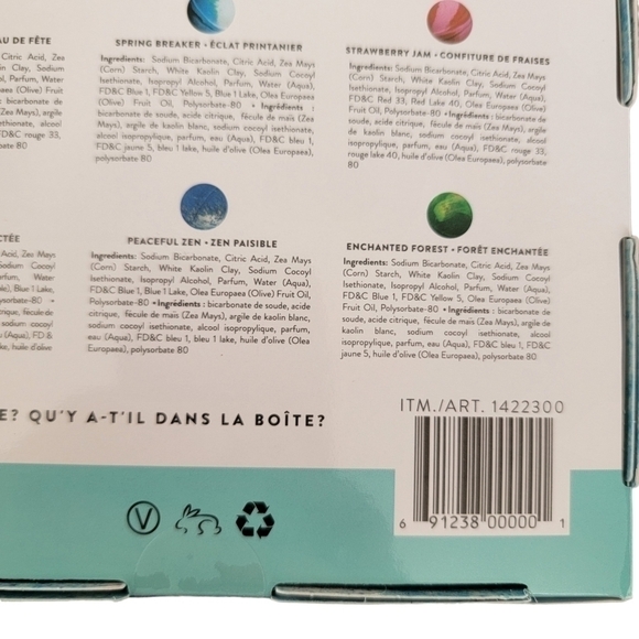 🛑 2 / $40 Sale! Naturally Vain Handmade Natural Bathbombs 9 count NWT - Picture 5 of 12